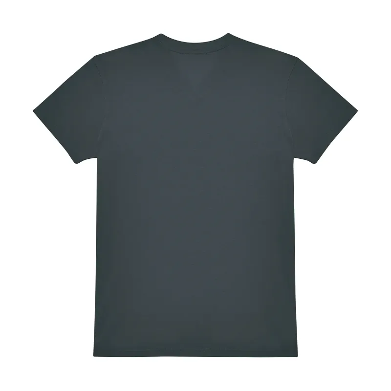 T-shirt scollo a V da uomo 100% cotone