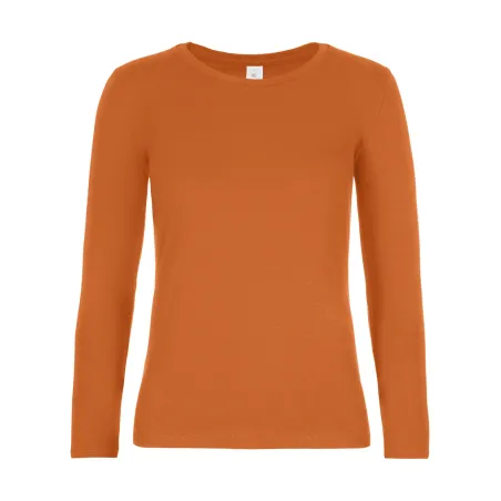 T-shirt donna maniche lunghe 100% cotone