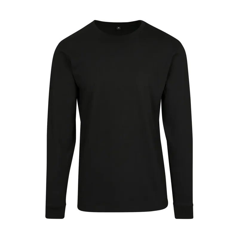 T-shirt a maniche lunghe con polsino a costine 100% cotone